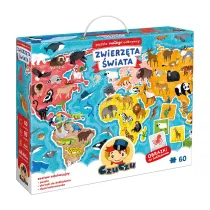 Puzzle ma�ego odkrywcy Zwierz�ta �wiata CzuCzu