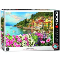 Puzzle 1000 el. W�ochy, Jezioro Como Eurographics