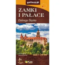 Zamki i pa�ace Dolnego �l�ska. Mapa, 1:250 000