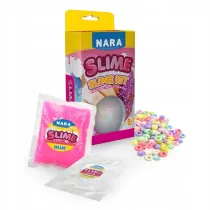 Nara Slime zestaw + koraliki + kleje Pilot