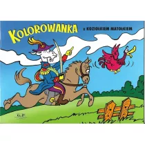 Kolorowanka z Koziokiem Matokiem - konik