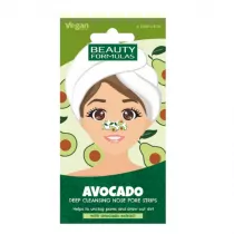 Beauty Formulas Paski na nos g��boko oczyszczaj�ce Awokado 6 szt.