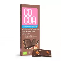 Cocoa Czekolada creamy z migda�ami i sol� 40 g Bio
