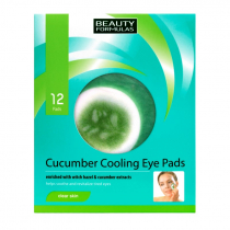 Beauty Formulas Clear Skin Cucumber Cooling Eye Pads ogórkowe chłodzące płatki na oczy 12 szt.