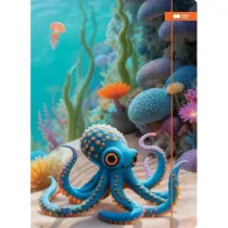 Teczka A4+ z gumk� Aqua Cuties HAPPY COLOR