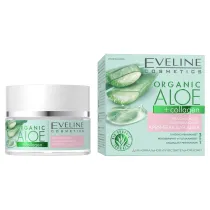 Eveline Cosmetics Organic Aloe + Collagen nawil�aj�co-�agodz�cy krem-�el do twarzy 50 ml