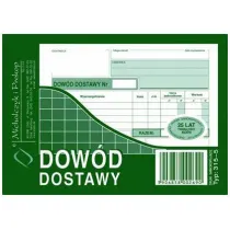 Michalczyk i Prokop Dow�d dostawy A6 315-5 80 kartek