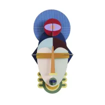 Puzzle Model kartonowy 3D Wall Art - Masks. Sapa Studio Roof