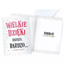 Kukartka Karnet Podzi�kowania
