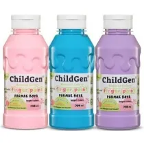 ChildGen Farby do malowania palcami 3x350ml