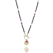Ecarla Naszyjnik stal szlachetna poz�acana 14K Gold NST1591