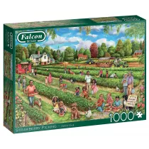 Puzzle 1000 el. Zbieranie truskawek Jumbo