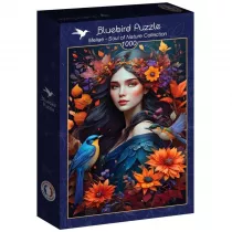 Puzzle 1000 Kolekcja natury - Meliae Bluebird Puzzle