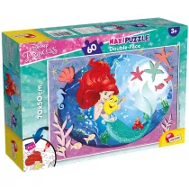 Puzzle dwustronne 60 el. Super Maxi. Ma�a Syrenka Lisciani
