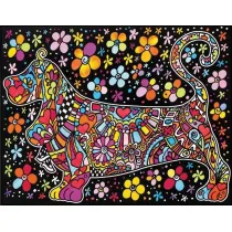Kolorowanka welurowa Basset 47x35cm