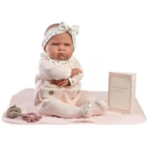 Lalka hiszpa�ska Reborn Berta z kocykiem 52cm Antonio Juan