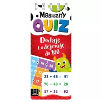 Magiczny quiz. Dodaj i odejmuj do 100. Spirala