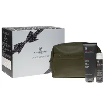 Collistar Zestaw Uomo �el pod prysznic + Mini pianka do golenia + Kosmetyczka 250 ml + 75 ml + 1 szt.