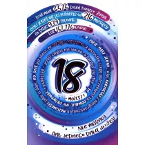 AbCard Kartka okoliczno�ciowa Urodziny 18 ST06