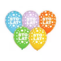 Godan Balony Sto Lat 5 szt.