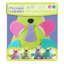 Kot przytulanka Stefan. Filcowe robtki