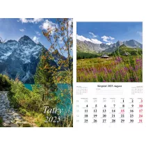 Kalendarz 2025 cienny Tatry