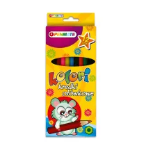 Penmate Kolori Kredki o��wkowe sze�ciok�tne Dino 12 szt.
