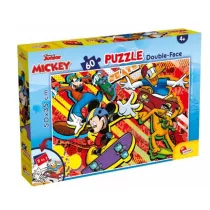 Puzzle dwustronne 60 el. Myszka Miki Lisciani