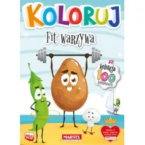 Fit warzywa. Koloruj