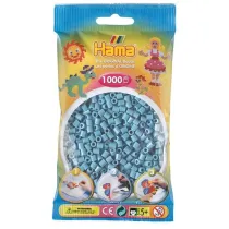 Midi koraliki 1000szt, pastelowy niebieski Dante