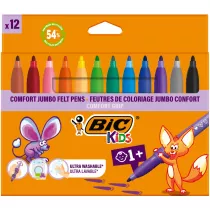 Flamastry Kids Comford Jumbo BIC 12 szt.