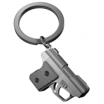 Metalmorphose Brelok do kluczy 3D pistolet czarny
