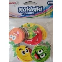 Brewis Naklejki z pianki owocowe buki 22 szt.