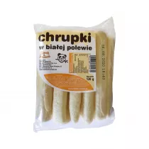 Stema LUZ: Chrupki kukurydzine w polewie biaej czekolady 120 g