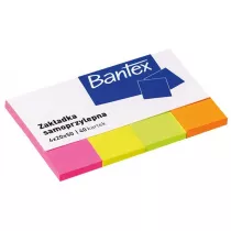 Bantex Zakadki indeksujce samoprzylepne 160 kartek