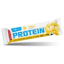 Maxsport Baton proteinowy o smaku waniliowym w biaej polewie 50 g