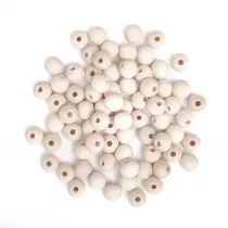 Dalprint Koraliki drewniane kulki 12mm, 40g