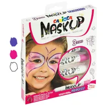 Carioca Kredki do twarzy MaskUP Princess 3 kolory