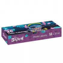 Patio Farby plakatowe Disney Core Stitch 20 ml 12 kolorw 12 x 20 ml