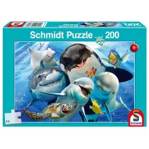 Puzzle 200 el. Podwodni przyjaciele Schmidt