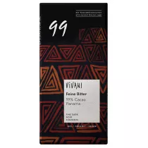 Vivani Czekolada gorzka, kakao 99% 80 g Bio