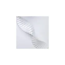 Titanum Wst��ka satynowa karbowana 40mm/3m bia�a