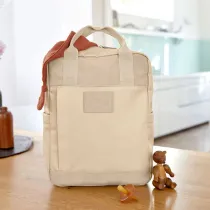 Lassig Green Label Plecak dla mam kwadratowy z akcesoriami Vividal Backpack humus
