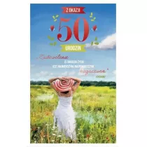 AbCard Kartka okolicznociowa Urodziny 50 P08