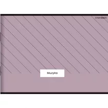 Zeszyt Top 2000 Muzyka A5 piciolinia, 70g 16 kartek