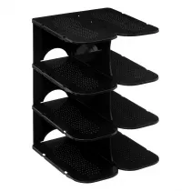 5five Simply Smart Organizer na 4 pary butw Czarny