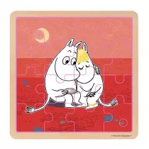 Puzzle drewniane 16 el. Muminki - Troska Cass film