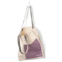 Bookaroo Torba baweniana Aubergine&Cream