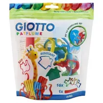 Zestaw foremek do plasteliny 16szt + waeczek Giotto