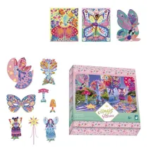 Multizestaw kreatywny 11 dekoracji Wrki Magic Fairies 5+ Janod